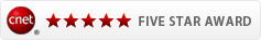 cnet award five stars