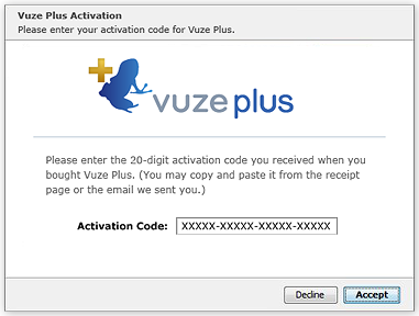 Vuze Plus will continue to install with all the features activated.